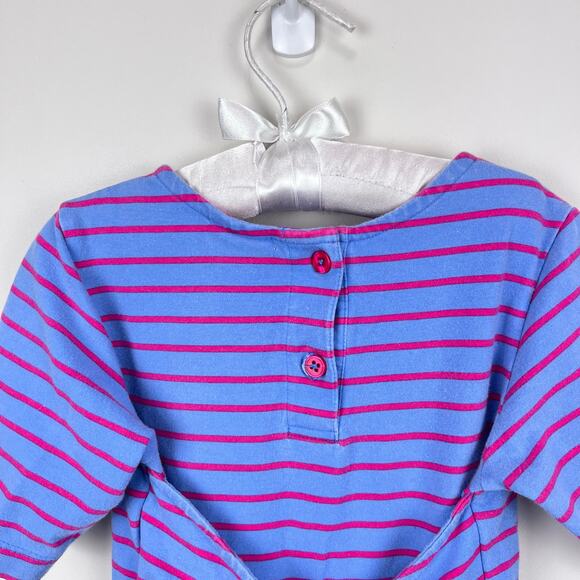 Florence Eiseman Knit Stripe Tie Dress 5T - Picture 6 of 7